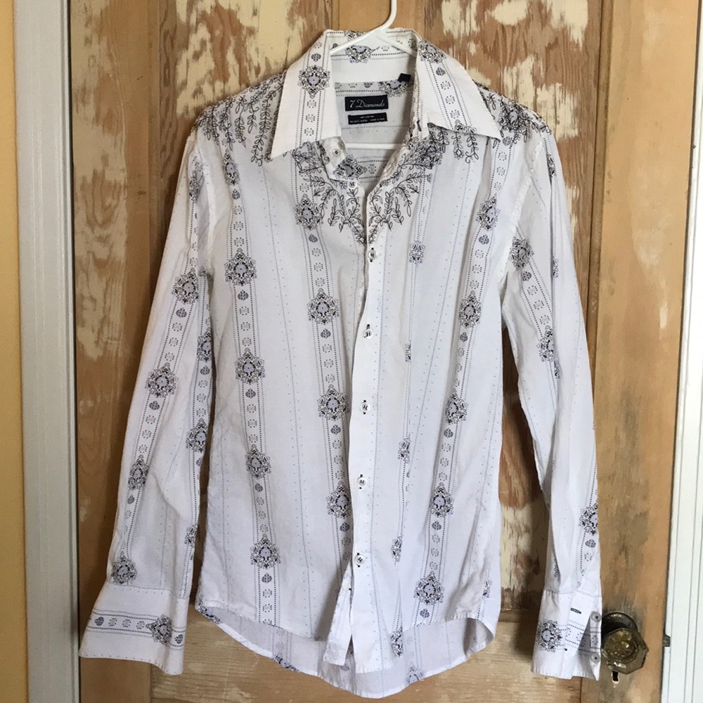 Men’s 7 Diamonds dress shirt M